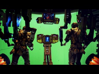 pacific rim: [on the set of the movie]