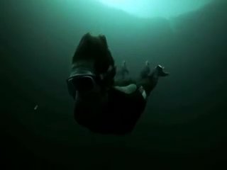 black underwater hole