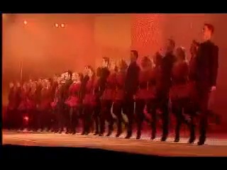 (tap dance): irish dance with the michael flatley show.